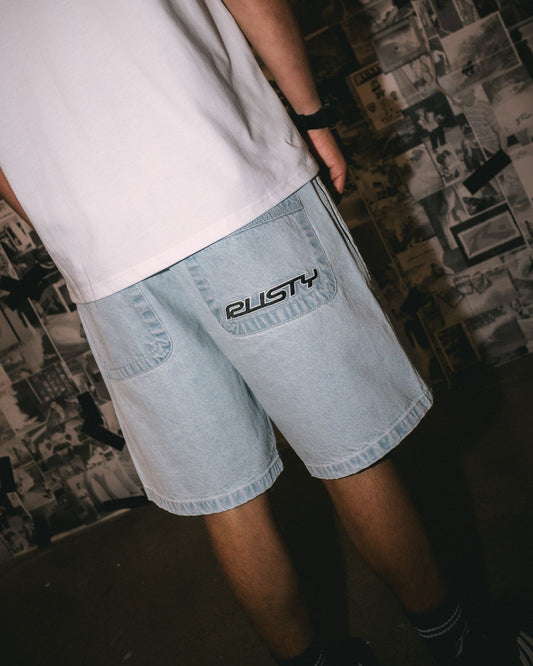 Rusty Flip Daddy 2.0 Jort - Sky Blue