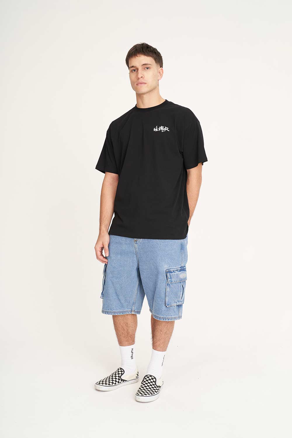 Huffer Block Tee 190/ Etching