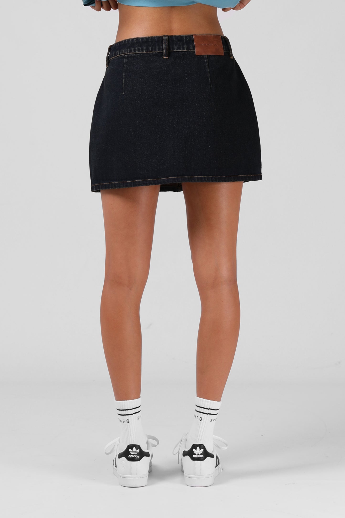 RPM Denim Mini Skirt