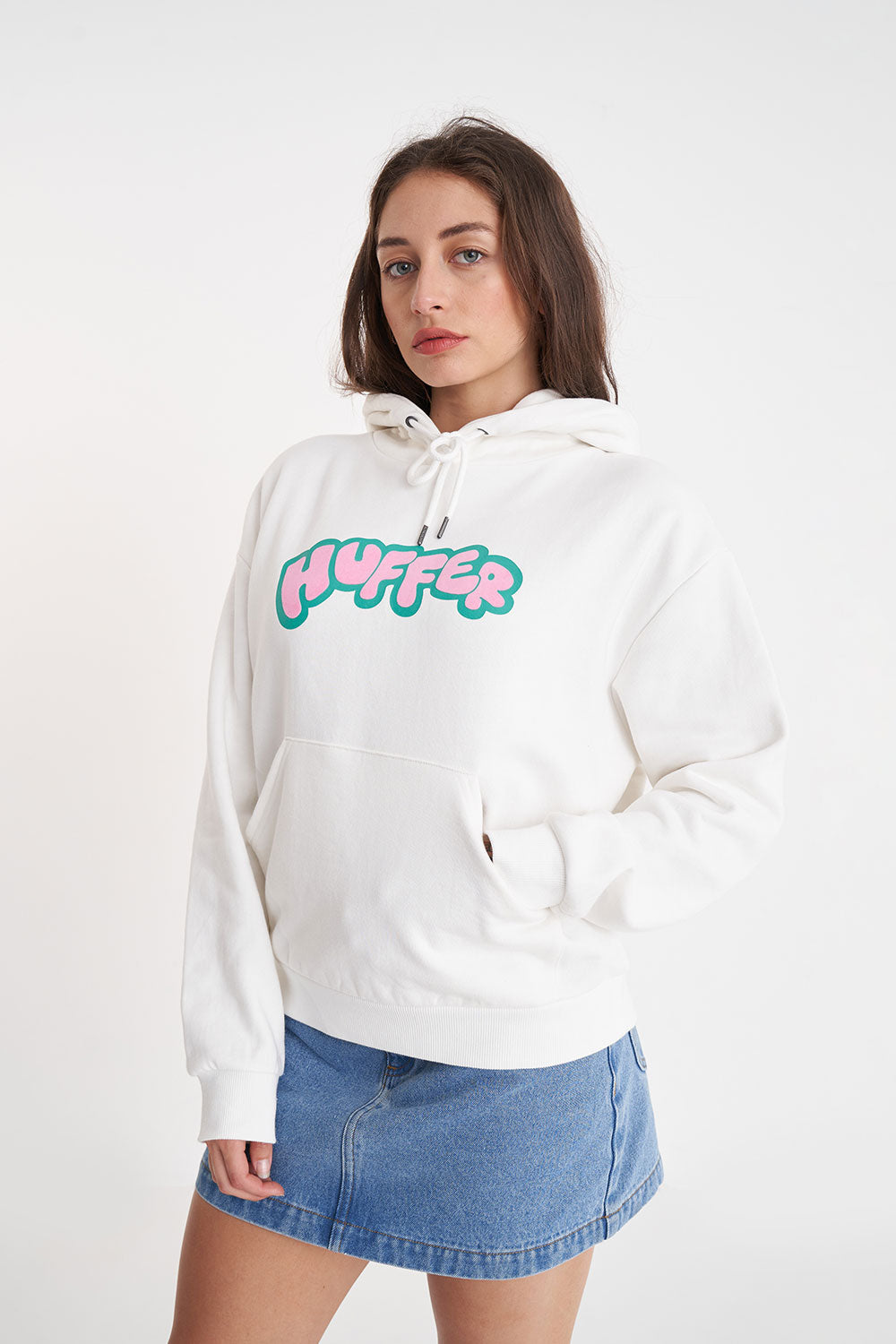 Huffer Relax Hood Chiller Chalk