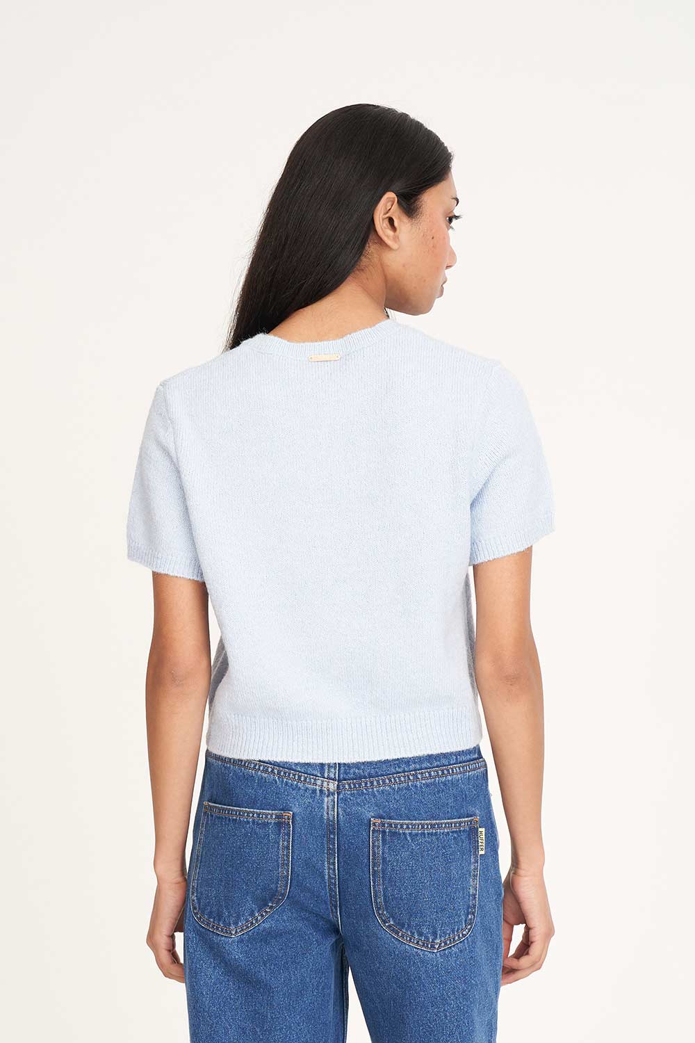 Huffer Kenzie Crop Knit Tee