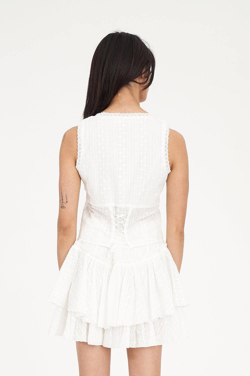 Huffer Broderie Bodice Top