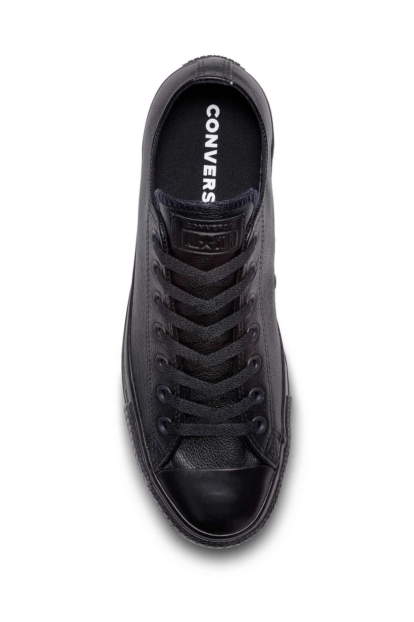 Converse Chuck Taylor All Star Leather Low Top Black Mono