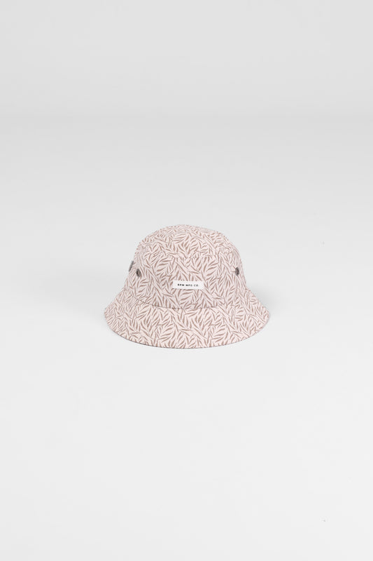 RPM Bucket Hat Taupe Leaf