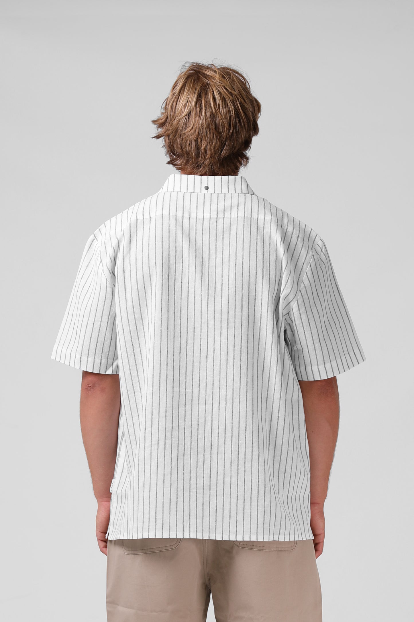 RPM Linen Stripe SS Shirt