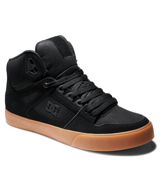 DC Pure High top Black gum