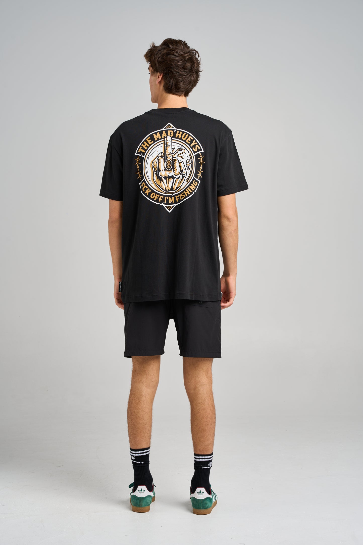 The Mad Hueys FK OFF FISH ON SS Tee
