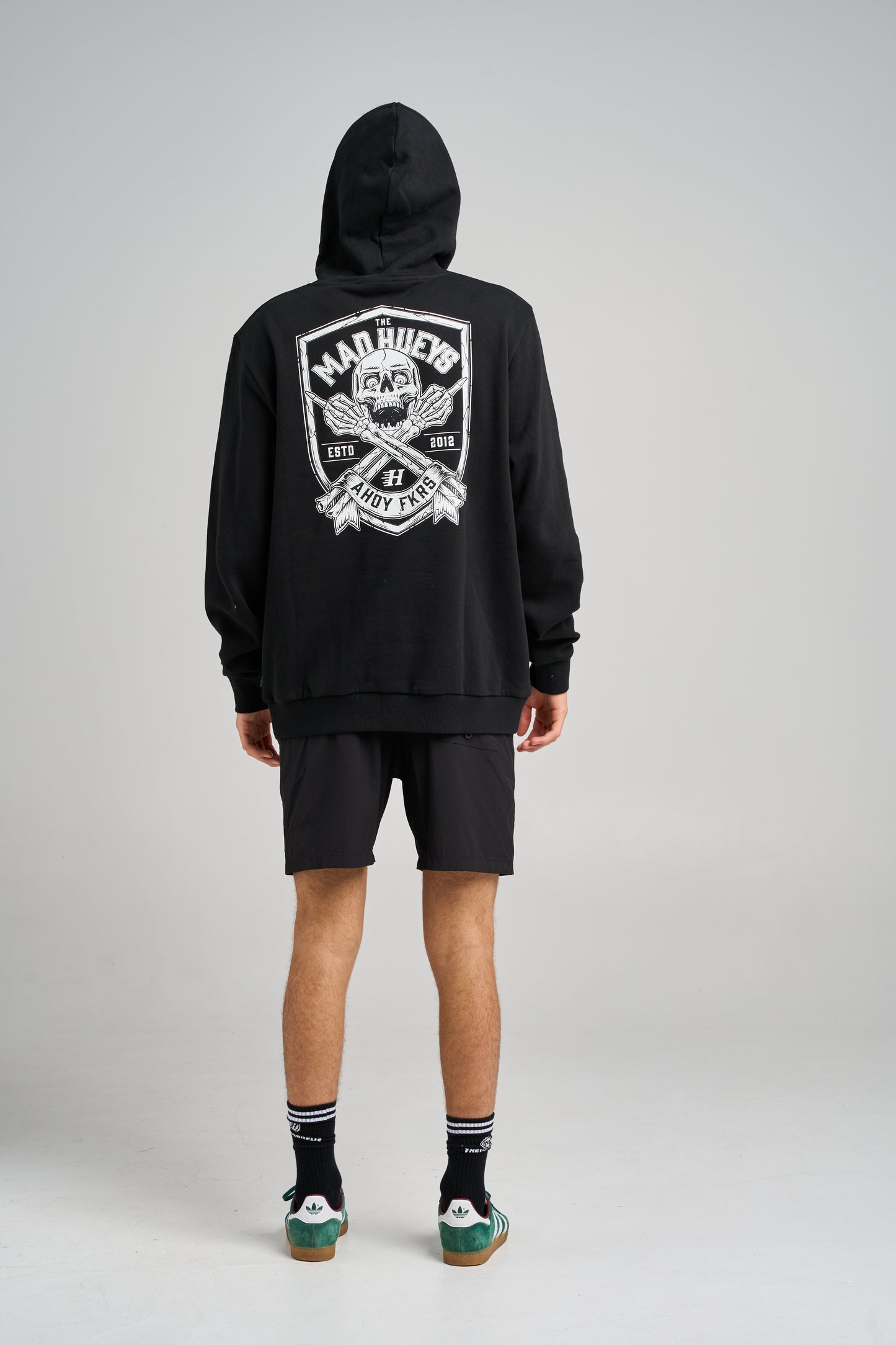 The Mad Hueys Ahoy FKRS Shield Hooded Pullover