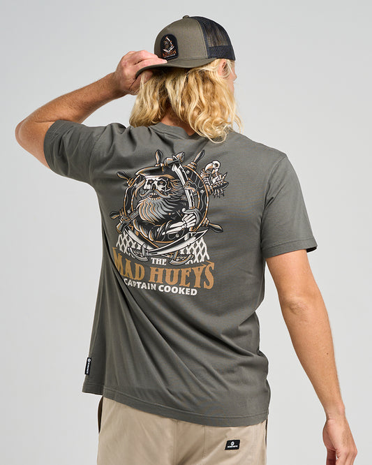 The Mad Hueys Captain Ship Faced Tee