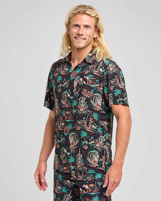 The Mad Hueys She'll Be Right Woven Shirt