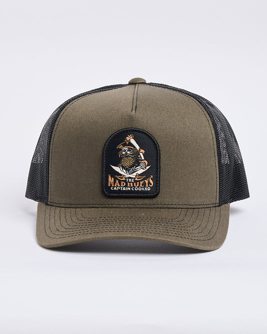 The Mad Hueys Captain Ship Faced Trucker