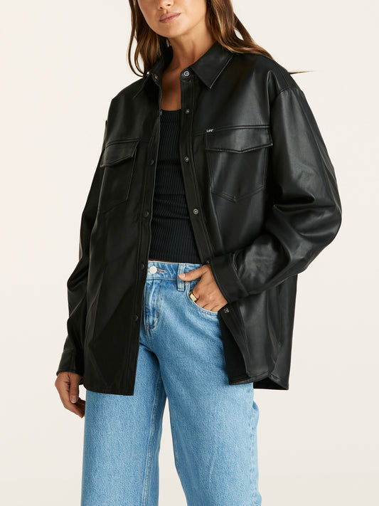 LEE Vegan Leather Shirt