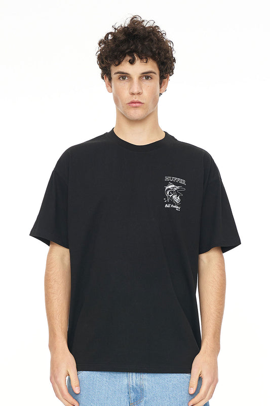 Huffer Block Tee Black