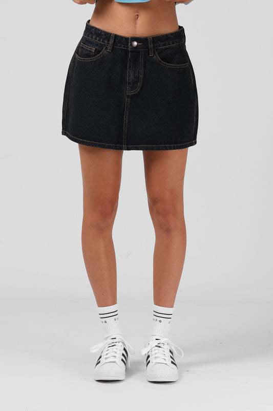 RPM Denim Mini Skirt