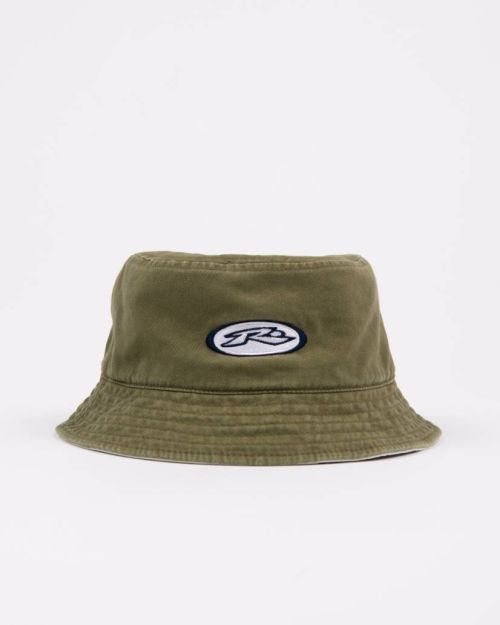 Rusty Side Stripe Reversible Bucket Hat