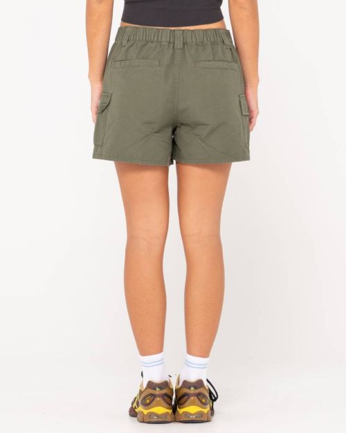 Rusty Cade Low Rise Ripstop Cargo Short