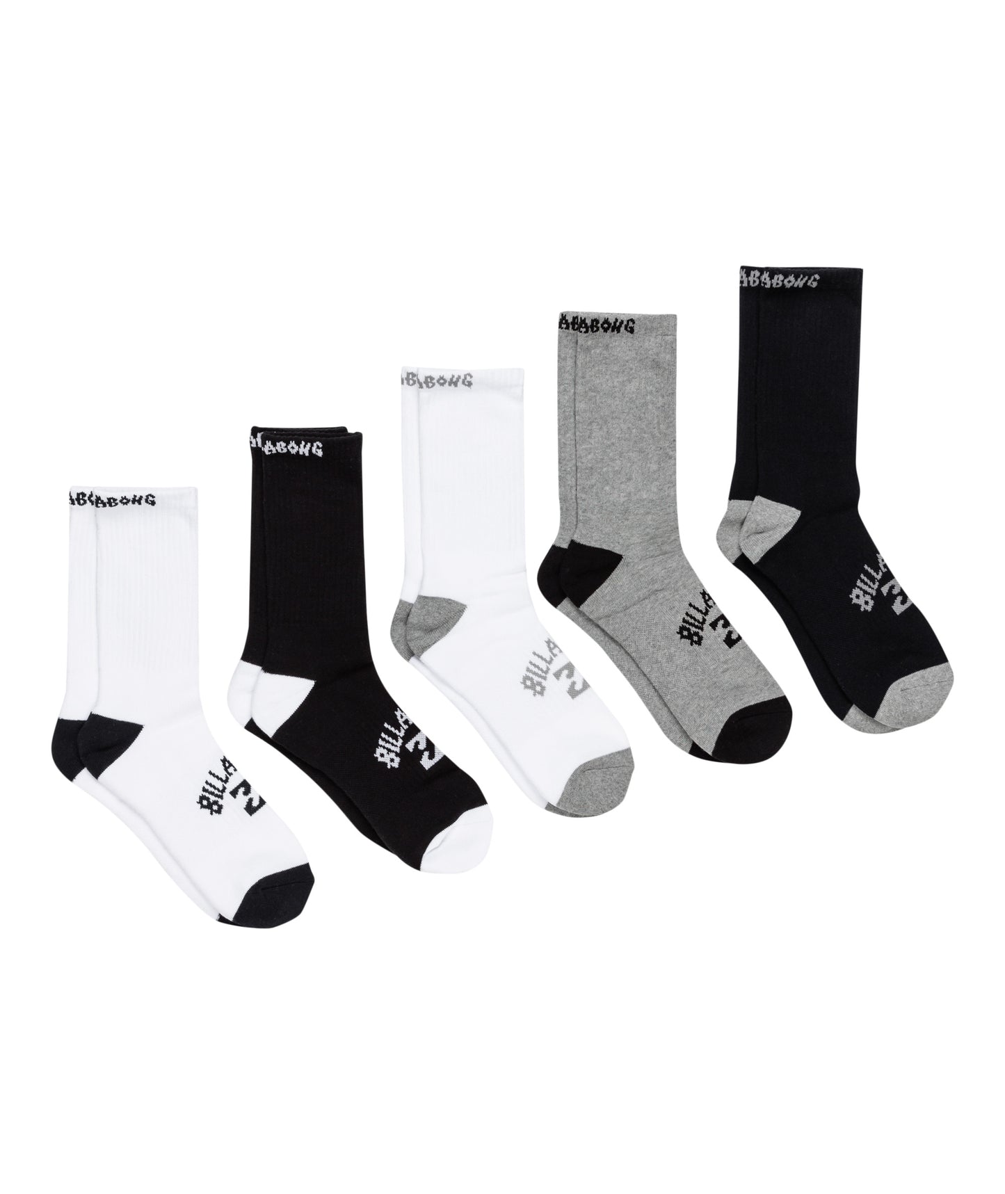 Billabong Sport Socks 5 Pack