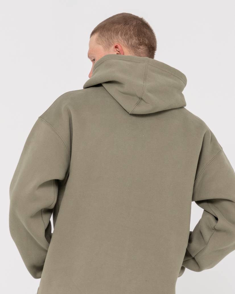 Rusty Shadow R Relaxed Super Fleece Hoodie