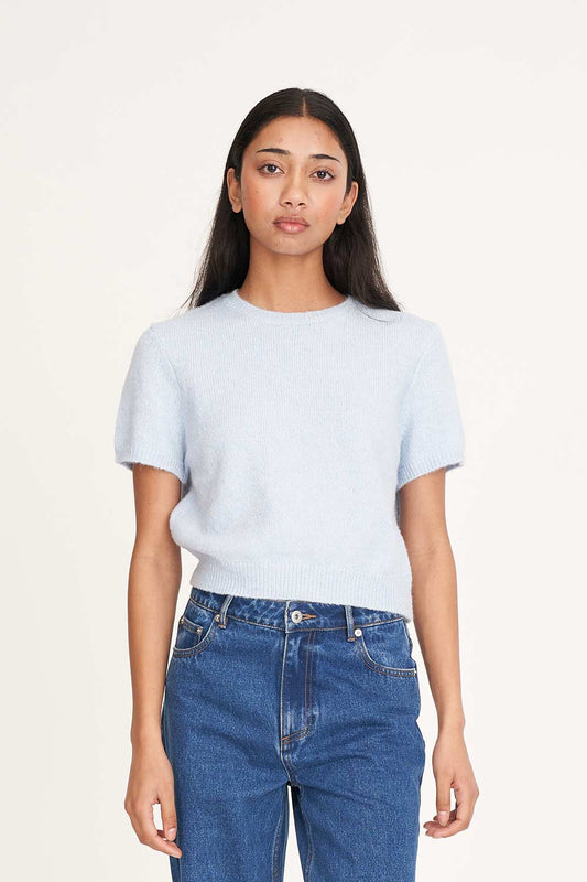 Huffer Kenzie Crop Knit Tee